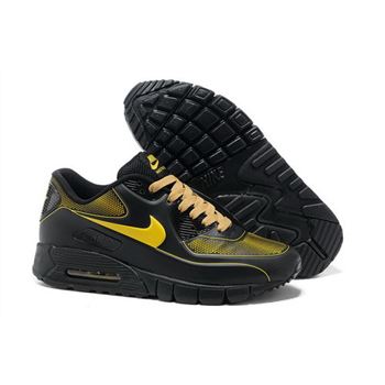 Nike Air Max 90 Current Vt Lsr Unisex Black Yellow Running Shoes For Sale